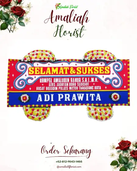 Papan Bunga Ucapan Selamat Asahduren